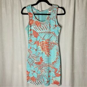 Columbia PFG Performance Fishing Gear Sleeveless Dress Floral Size Small